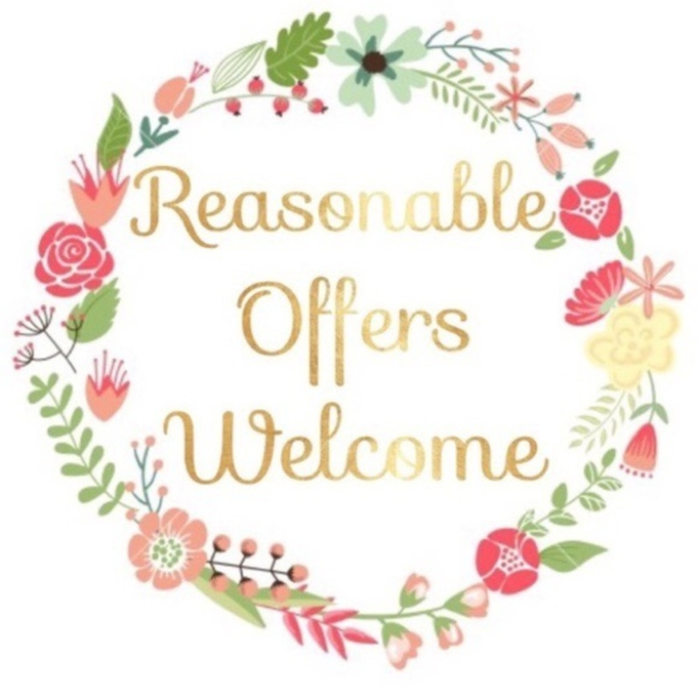 Reasonable offers welcome!!